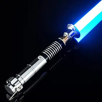 Jugacool Luke Skywalker RGB Lightsaber Kılıç Pürüzsüz Salıncak FX Düello Düello Lightsabers Hareket Kontrolü Şarj Edilebilir Savaşçı Saber