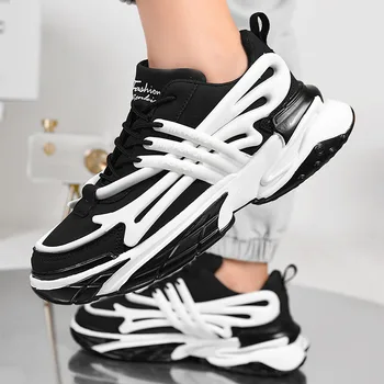 2023 Yeni Stil Kalın Alt Uzay Gemisi Pop Baba ayakkabı Moda koşu ayakkabıları Sneakers Lüks Tasarımcı Loafer'lar rahat ayakkabılar Erkekler İçin