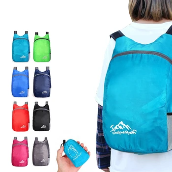Katlanabilir su geçirmez dize sırt çantası Spor salonu Egzersiz için Açık Koşu Seyahat Karikatür Okul Çevre Dostu alışveriş fermuarlı çanta