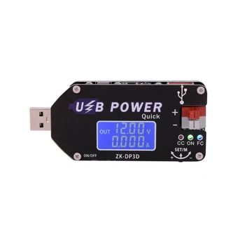 ZK-DP3D CNC USB TİP-C DC DC Dönüştürücü CC CV 1-30V 2A 15W Güç Modülü Ayarlanabilir Regüle güç kaynağı QC2. 0 3.0 AFC