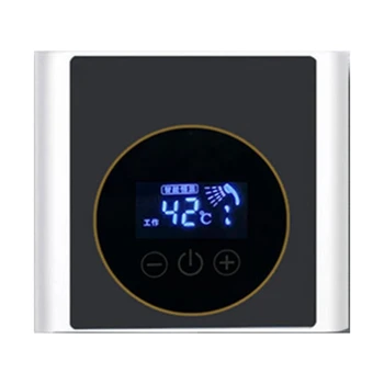 220V Anlık su ısıtıcı Duvara Monte Elektrikli su ısıtıcı LCD Sıcaklık Göstergesi AB Tak