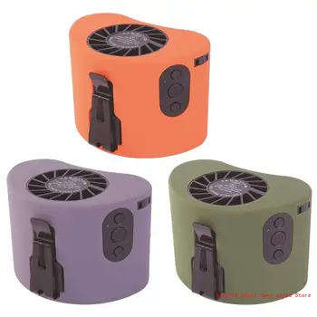 Bel Fanı Şarj Edilebilir Fan Plastik Malzeme Bele Monte Fan Taşınabilir Bel Fanı 95AC