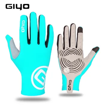 GIYO S-02-L Spor on parmaklı bisiklet Eldiven Kadın Erkek Dağ Bisikleti Antiskid şok emici eldivenler Yol Bisikleti için