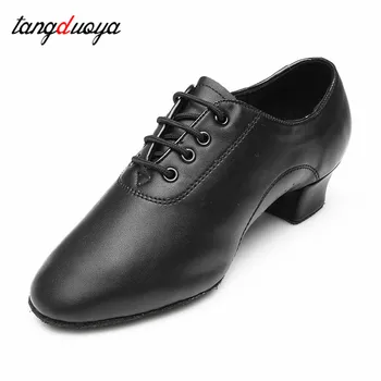 Yeni erkek Latin Dans Ayakkabıları Balo Salonu Tango Erkek latin dans ayakkabıları Erkek Çocuk Çocuklar Dans Sneakers Caz 3.5 cm Topuklu Boyutu 24-45