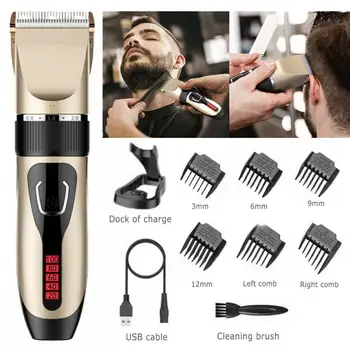 Profesyonel saç makasları Elektrikli Saç Vücut Düzelticiler Kesme Makinesi Jilet Sakal Tıraş Makinesi Düzeltici Erkekler İçin Berber Saç