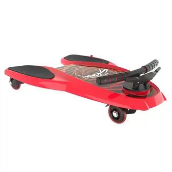 6 Yaş ve üstü çocuklar için Kırmızı Spinner Köpekbalığı Kneeboard Oyuncak, 74 mm tekerlekler