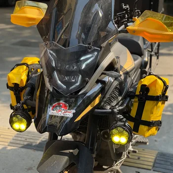 Motosiklet Tampon Çanta Su Geçirmez Yan Çanta Honda Kawasaki Kubica Ralli Bisiklet Evrensel Bahar Rüzgar Geçirmez Asılı Çanta Bagaj Ba