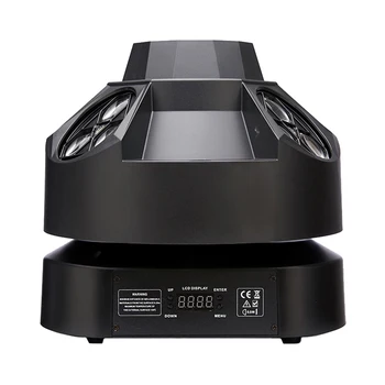 DMX DJ Sahne aydınlatma projektör 12x15W RGBW 4ın1 Arı led gözler ışın Hareketli kafa ışık RGB lazer yağmur beyaz Strobe etkileri