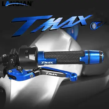 Yamaha TMAX 500 530 için Motosiklet Aksesuarları fren debriyaj Kolları Gidon El Sapları Ends TMAX 500 TMAX SX DX 530 2001-2018