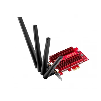 ASUS PCE-AC88 Kablosuz Adaptör 4x4 802.11 ac Kablosuz AC3100 PCIe WiFi adaptörü 3100mbps'ye kadar hız