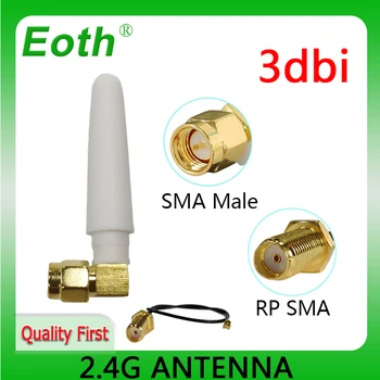 EOTH 2.4 g anten 3dbi sma erkek wlan wıfı 2.4 ghz anten IPX ıpex 1 SMA dişi pigtail Uzatma Kablosu ıot modülü anten