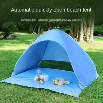 Otomatik Anında kolay kurulan çadır Taşınabilir plaj çadırı Hafif Açık UV Koruma Kamp balıkçı çadırı Cabana Güneş Barınak 2023
