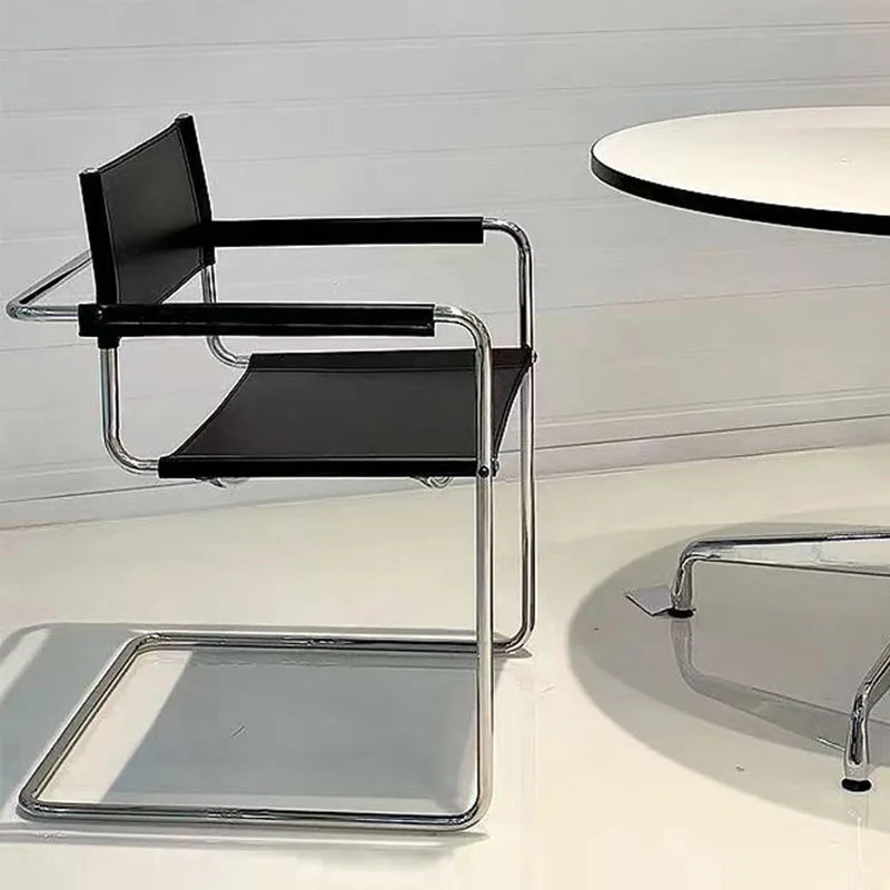 Modern dış mekan yemek sandalyesi Oyun Ofis Siyah yemek sandalyeleri Tasarım İskandinav Ergonomik Silla Comedor mutfak mobilyası LK50CY - 4
