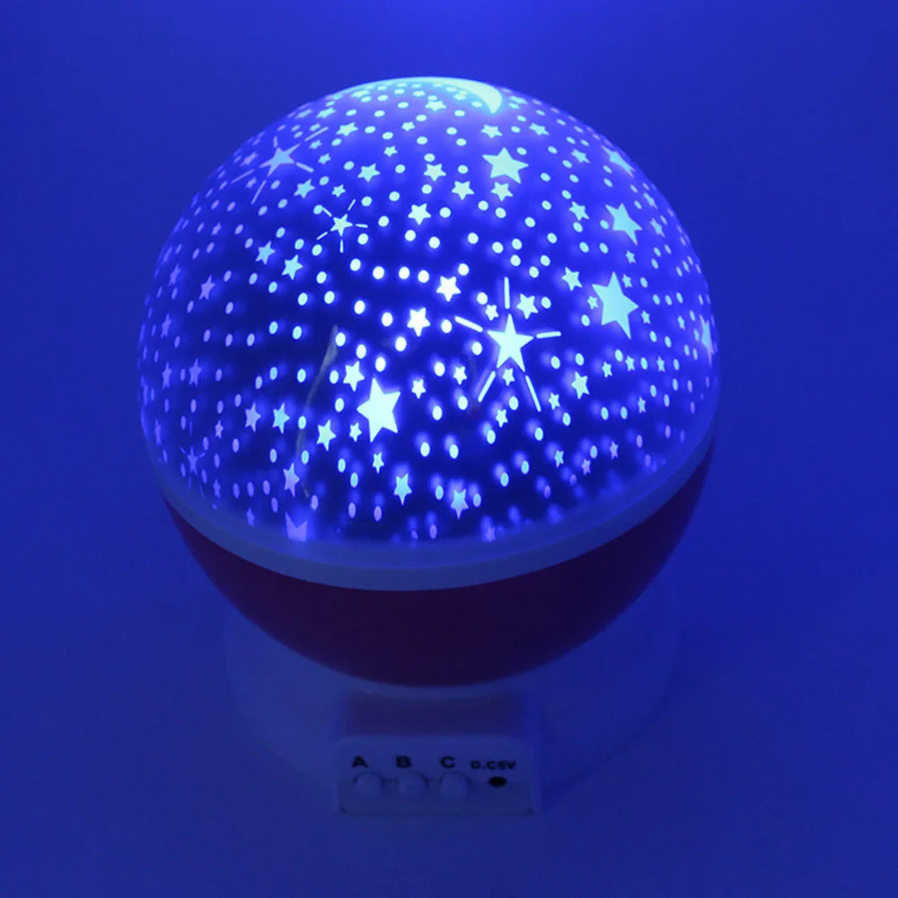 Projektör Mini KTV yıldız ekran sahne dekorasyon ışık hediye AA pil USB Powered sevgililer parti balo otel dekorasyon ışık - 1
