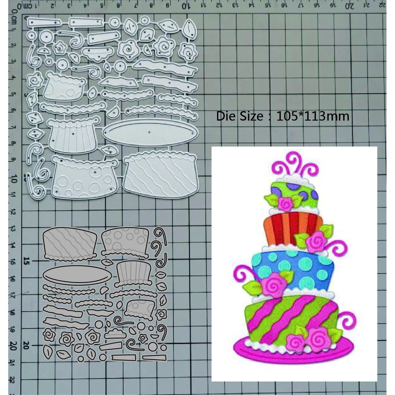 2023 Yeni Metal Kesme Ölür Çok katmanlı kek DIY koleksiyon defteri kağıdı Zanaat Bıçak Kalıp Bıçak Yumruk Şablonlar Ölür - 0