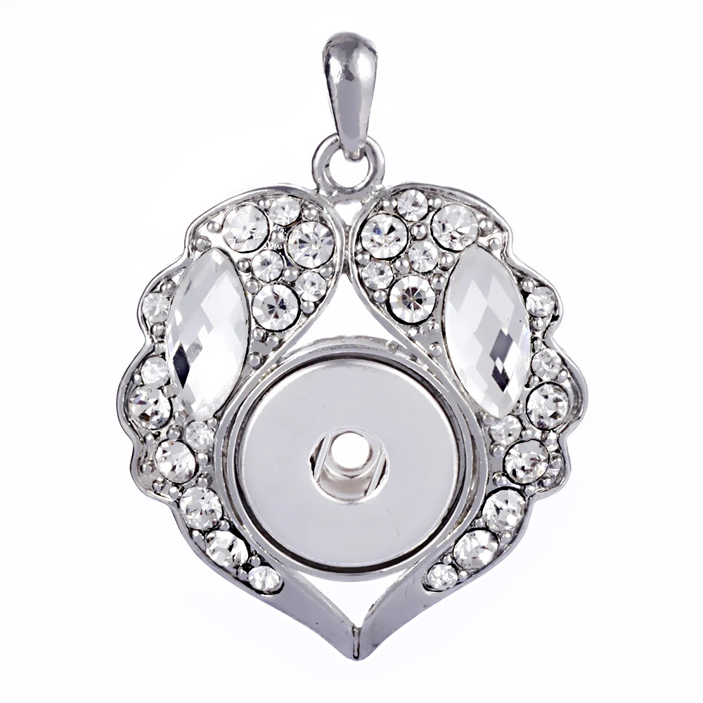 Moda kalp / çapraz / yıldız / yuvarlak şekil stilleri gümüş renk kolye çekicilik takı kolye takı - 4