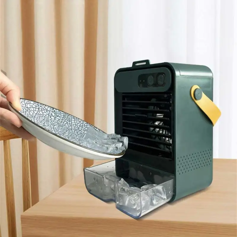 1/2 ADET Klima Taşınabilir Mini Fan USB Sprey Tipi Su Soğutma Fanı Masaüstü Hava Soğutucu Bağlantısız Klima Odası - 5
