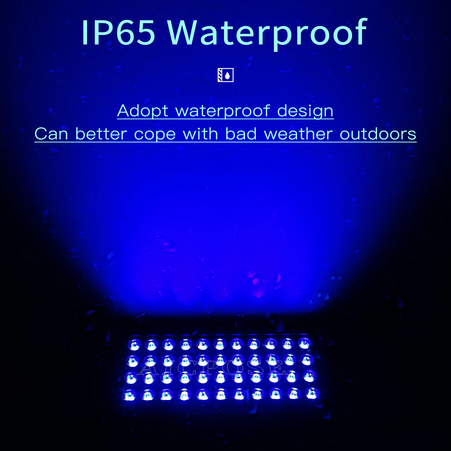 Açık kentsel renkli mimari aydınlatma 44x10W RGBW 4 in 1 su geçirmez led duvar yıkayıcı gece lambası cadılar Bayramı DJ disko ışık - 3