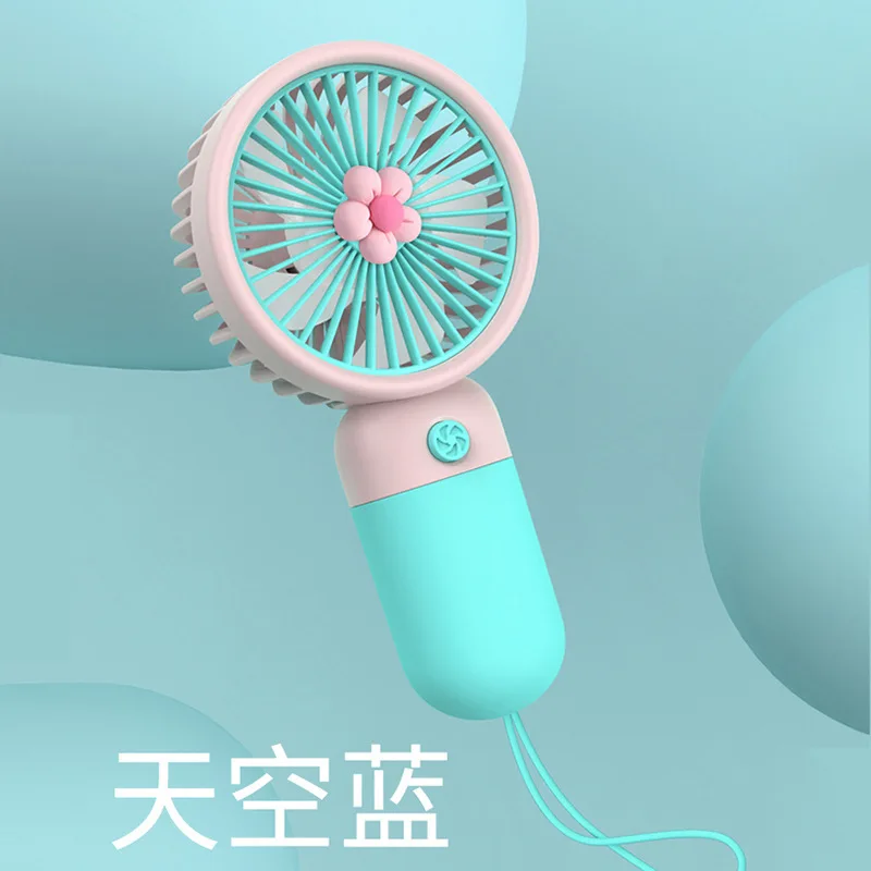 Yeni Çiçek Mini El Küçük Fan Yaz Taze Taşınabilir Taşınabilir Taşınabilir Taşınabilir Fan USB Depolama Elektrikli Fan - 3