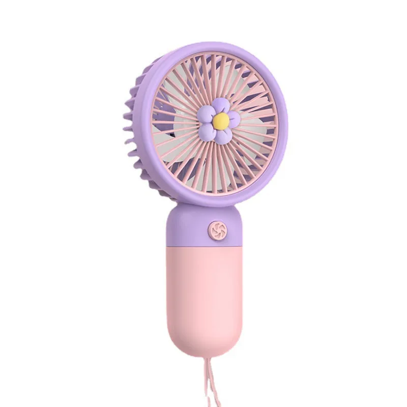 Yeni Çiçek Mini El Küçük Fan Yaz Taze Taşınabilir Taşınabilir Taşınabilir Taşınabilir Fan USB Depolama Elektrikli Fan - 5