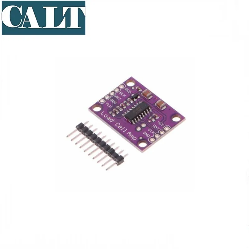 Yüksek Hassasiyetli Yük Hücresi Amplifikatör Kurulu elektronik tartı Tartı Sensörü 24 Bit AD Dönüşüm Adaptörü HX711 Mor - 1