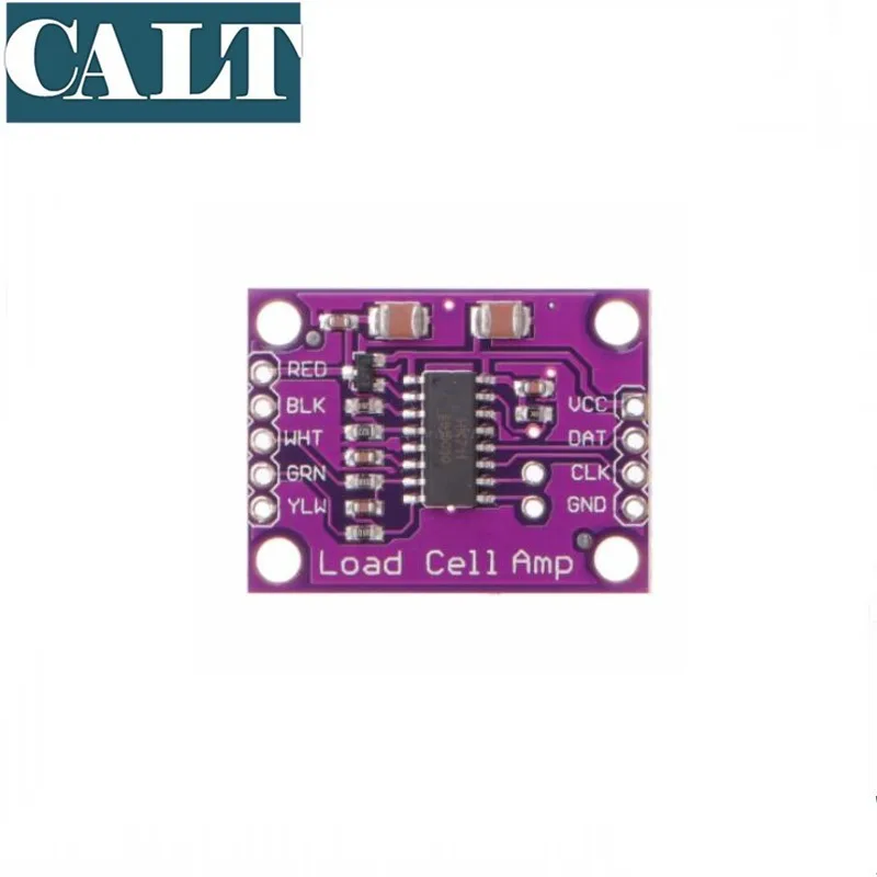 Yüksek Hassasiyetli Yük Hücresi Amplifikatör Kurulu elektronik tartı Tartı Sensörü 24 Bit AD Dönüşüm Adaptörü HX711 Mor - 4