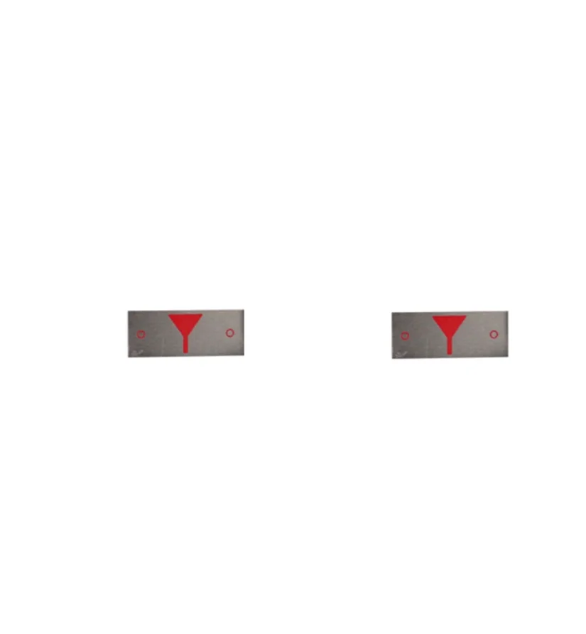 2x Ölçekli Pointer Cetvel Ok Ekipmanları Ölçüm Orta Çizgi Sıfır Hattı Göstergesi İğne Sıfır Ok İşareti Kırmızı (Baskılı) Pointer - 1