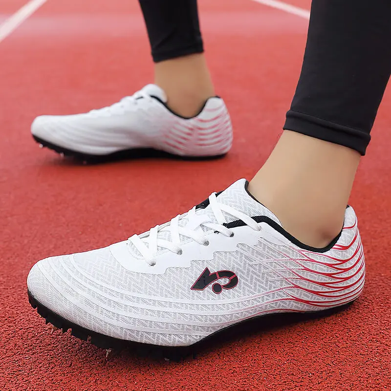 ZHENZU Erkek Kadın Erkek Atletizm spor ayakkabılar Sivri Atlet Koşu Takip Atlama Sneakers Kızlar Çivili Ayakkabı - 3