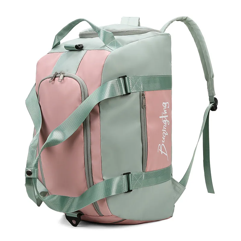 Çok fonksiyonlu seyahat sırt çantası Çanta Büyük Kapasiteli silindir çanta Moda Rahat Unisex Sırt Çantası Yüzme Spor saklama çantası - 1