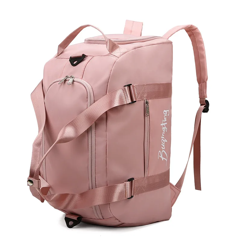 Çok fonksiyonlu seyahat sırt çantası Çanta Büyük Kapasiteli silindir çanta Moda Rahat Unisex Sırt Çantası Yüzme Spor saklama çantası - 2
