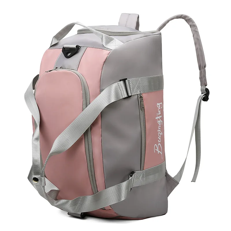 Çok fonksiyonlu seyahat sırt çantası Çanta Büyük Kapasiteli silindir çanta Moda Rahat Unisex Sırt Çantası Yüzme Spor saklama çantası - 3