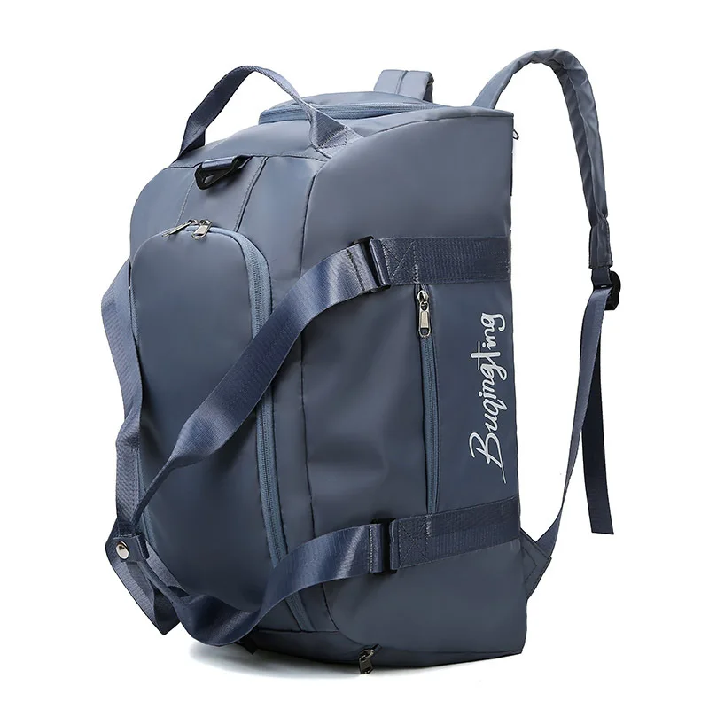 Çok fonksiyonlu seyahat sırt çantası Çanta Büyük Kapasiteli silindir çanta Moda Rahat Unisex Sırt Çantası Yüzme Spor saklama çantası - 4