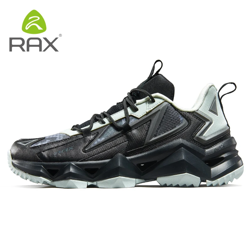 Rax Erkekler Su Geçirmez yürüyüş ayakkabıları Nefes yürüyüş botları Açık Trekking Spor Ayakkabı Taktik Ayakkabı - 3