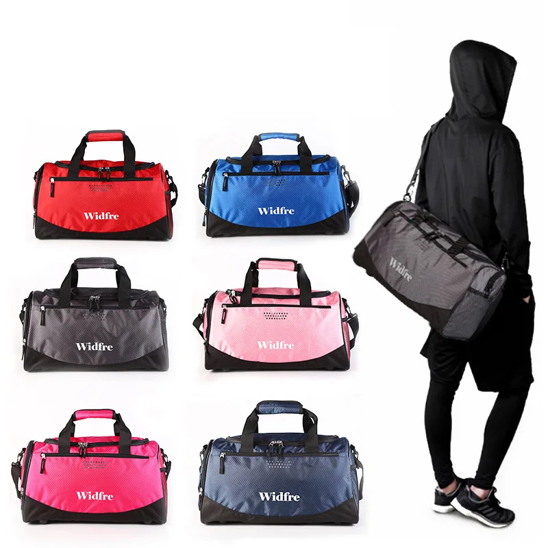 Kuru ıslak spor çanta silindir seyahat eğitimi Spor Bagaj açık Spor Erkek Kadın Yoga çantaları Çanta omuz haftasonu Çanta Çuval XA3D - 0