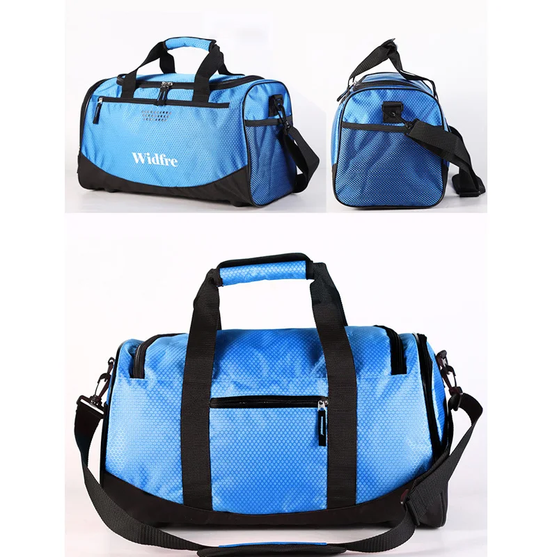 Kuru ıslak spor çanta silindir seyahat eğitimi Spor Bagaj açık Spor Erkek Kadın Yoga çantaları Çanta omuz haftasonu Çanta Çuval XA3D - 1
