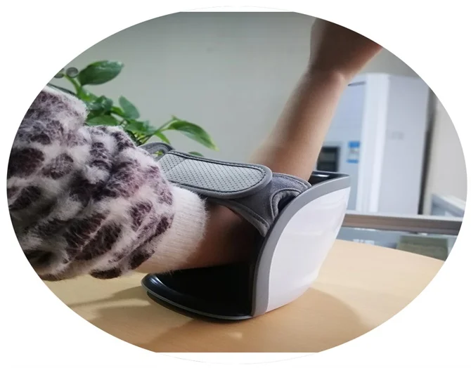 Elektrikli ayak masaj aleti ısıtma diz pedleri kızılötesi Vibrador sıcak kompres diz artrit ağrı kesici geri omuz masaj kollu - 5