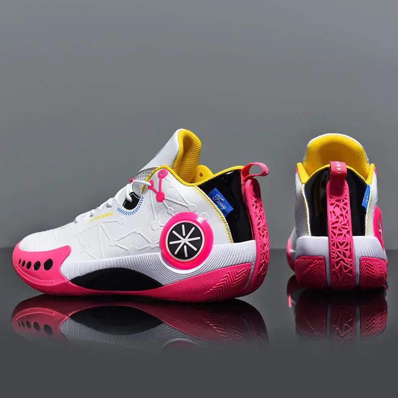 TRILEINO Yeni basketbol ayakkabıları Erkekler Sneakers Erkek Sepet Ayakkabı Yüksek Top kaymaz Açık Rahat spor ayakkabı Eğitmen Kadın Botları - 2