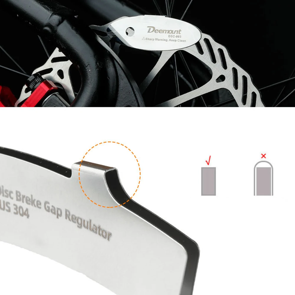 Bisiklet disk fren Pad Ayarı Hizalama Aracı Plaka fren rotoru Ayarı Bisiklet Tamir Bakım Araçları Bicicleta - 5