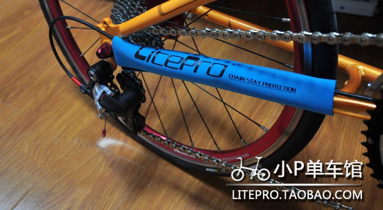 Litepro Bisiklet Zinciri Yapıştırma 245x108mm 21g Katlanır Koruyucu Sticker Bisiklet Parçaları - 5