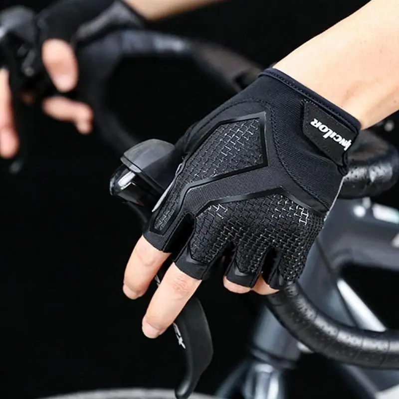 Anti Kayma Eldiven bisiklet eldiveni Dokunmatik Ekran Uyumluluğu İle Su Geçirmez Yarım Parmak bisiklet bisiklet eldiveni Dağ Bisikleti eldivenleri - 3