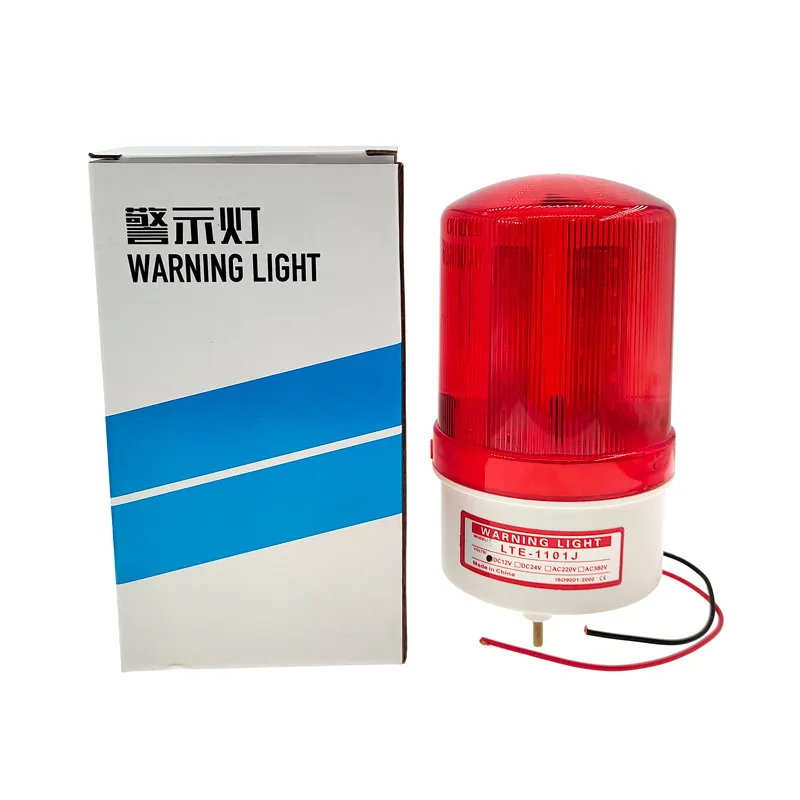 LTE-1101 LED Strobe sinyal uyarı lambası uyarı lambası gösterge ışığı yanıp sönen güvenlik Alarmı 12V 24V 220V - 4